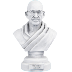Estátua Busto Mahatma Gandhi - Pacifista - Não Violência