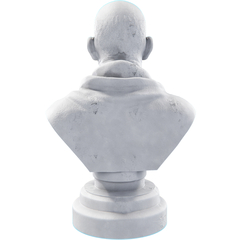 Estátua Busto Mahatma Gandhi - Pacifista - Não Violência - loja online