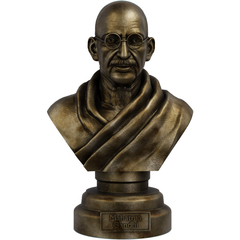 Estátua Busto Mahatma Gandhi - Pacifista - Não Violência - Renascença