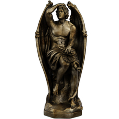 Estátua Lúcifer Vencedor - Estrela Da Manhã - Sem Chifres na internet
