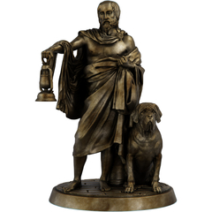 Estátua Diógenes de Sinope O Cínico - Filósofo Grego - loja online