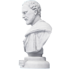 Estátua Busto Demóstenes - Orador Grego