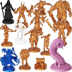 Kit 14 Miniaturas Rpg Dungeons & Dragons D&D - loja online