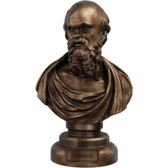 Estátua Busto Sócrates Filósofo Grego na internet