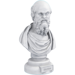 Estátua Busto Sócrates Filósofo Grego - comprar online