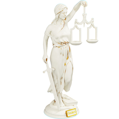 Estátua Símbolo Justiça Deusa Themis Têmis Direito - comprar online