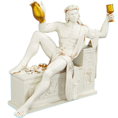 Estátua Dionísio Sentado Mitologia Grega Estatueta Baco - Versão 2 - comprar online