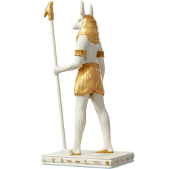 Estátua Anúbis Deus Dos Mortos Egípcio - Estatueta na internet