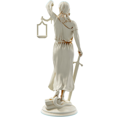 Estátua Símbolo Justiça Deusa Themis Têmis Direito - loja online