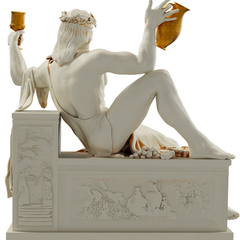 Estátua Dionísio Sentado Mitologia Grega Estatueta Baco - Versão 2 - loja online
