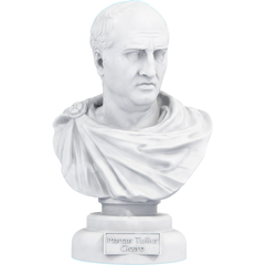 Estátua Busto Marco Túlio Cícero Cônsul de Roma