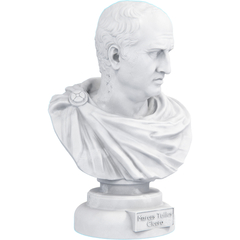 Estátua Busto Marco Túlio Cícero Cônsul de Roma - comprar online