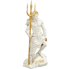 Estátua Poseidon Deus Grego - Estatueta Netuno - comprar online
