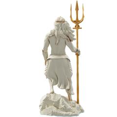 Estátua Poseidon Deus Grego - Estatueta Netuno - Renascença