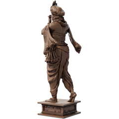 Imagem do Estátua Lord Krishna Personificação de Deus Supremo Hindu - Avatar de Víxenu