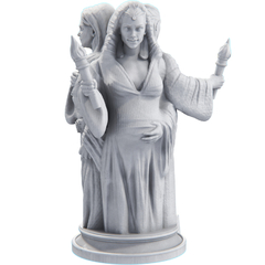 Estátua Hecate Deusa Tríplice Grega Perseia da Bruxaria Divino Feminino - Renascença