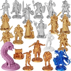 Kit 21 Miniaturas Rpg Dungeons & Dragons D&D - Renascença