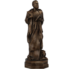 Estátua São Marcos Evangelista Apóstolo Estatueta Imagem