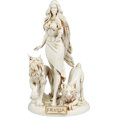 Estátua Imagem Freya Mitologia Nórdica Deusa do amor, fertilidade, beleza, magia