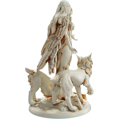 Estátua Imagem Freya Mitologia Nórdica Deusa do amor, fertilidade, beleza, magia na internet
