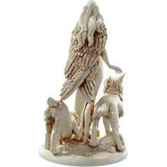 Estátua Imagem Freya Mitologia Nórdica Deusa do amor, fertilidade, beleza, magia - Renascença