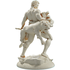 Estátua Hércules Mitologia Grega Herói Estatueta Imagem - Renascença