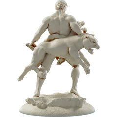 Estátua Hércules Mitologia Grega Herói Estatueta Imagem - loja online