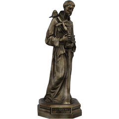 Estátua São Francisco de Assis Estatueta Imagem - loja online