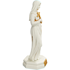 Estátua Santa Rita de Cássia Imagem Religiosa Católica na internet