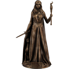 Estátua Hecate - Deusa grega da lua, magia, feitiçaria - Perseia - Trivia na internet