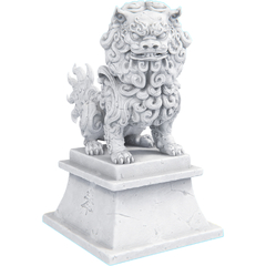 Estátua Komainu Cão Leão Japonês Proteção Casa - Versão 2