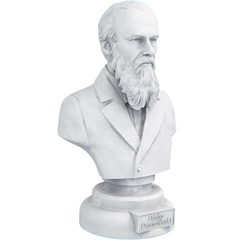 Estátua Busto Fiódor Dostoiévski Filósofo e Escritor Russo - comprar online