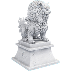 Estátua Komainu Cão Leão Japonês Proteção Casa - Versão 1