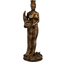 Estátua Tique Deusa Fortuna - Tychee na internet