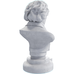 Estátua Busto Ludwig van Beethoven Compositor - Renascença