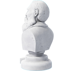 Imagem do Estátua Busto Friedrich Engels Teórico do Socialismo