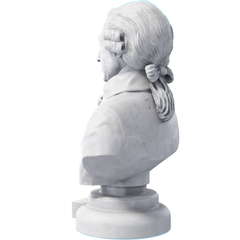 Imagem do Estátua Busto Adam Smith - Economista