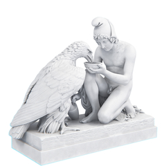 Estátua Escultura Ganímedes e Júpiter - Thorvaldsen - comprar online