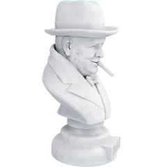 Estátua Busto Sir Winston Churchill Estadista Britânico na internet