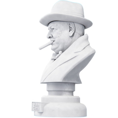 Estátua Busto Sir Winston Churchill Estadista Britânico