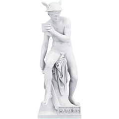 Estátua Mercúrio Mitologia Romana Estatueta - loja online