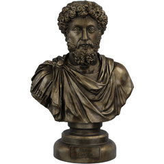 Estátua Busto Marco Aurélio - Imperador Romano - Renascença