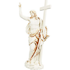 Estátua Imagem Jesus - Ressurreição de Cristo