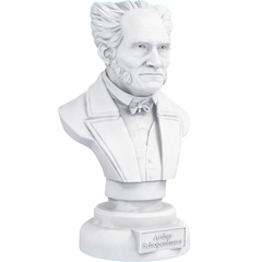 Estátua Busto Arthur Schopenhauer Filósofo Estatueta - comprar online