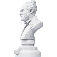 Estátua Busto Arthur Schopenhauer Filósofo Estatueta
