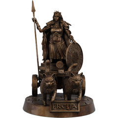 Estátua Imagem Freya na Carruagem - loja online