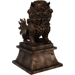 Estátua Komainu Cão Leão Japonês Proteção Casa - Versão 2 na internet