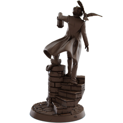 Estátua Temática Edgar Allan Poe - Coleção Grandes Escritores - loja online