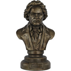 Estátua Busto Ludwig van Beethoven Compositor - Renascença