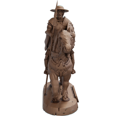 Estátua Dom Quixote de La Mancha - Miguel de Cervantes na internet